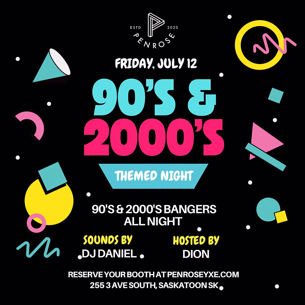 90s and 2000s Night with Dj Daniel 